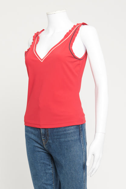 Red Rossa Sleeveless Preowned Vest Top