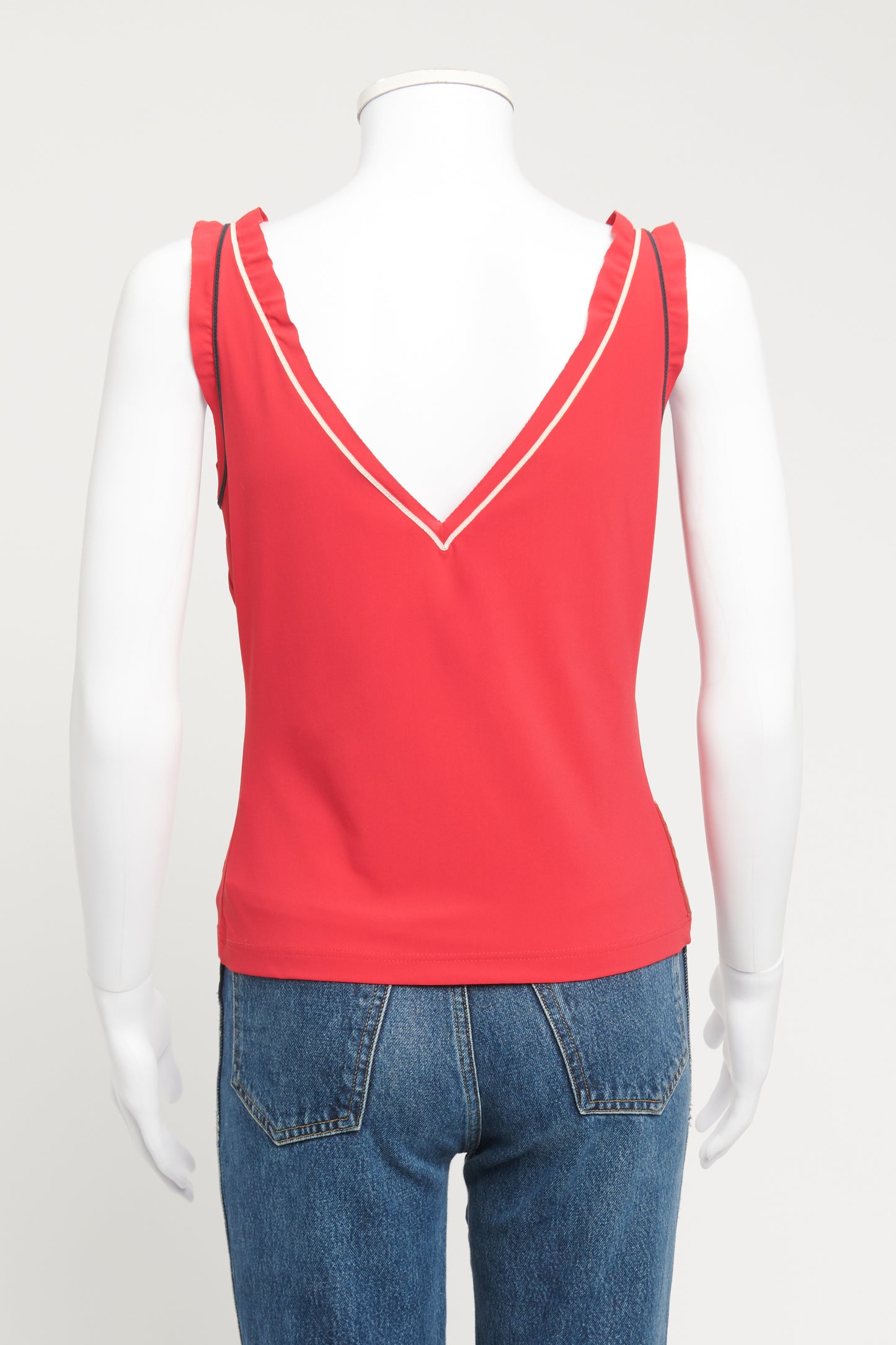 Red Rossa Sleeveless Preowned Vest Top