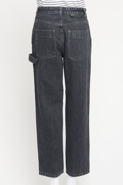 Indigo Patch-Pocket Preowned Jeans