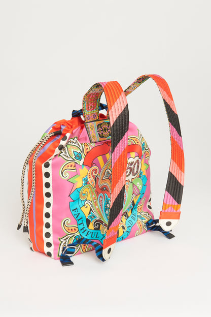 Multi Paisley Preowned Backpack