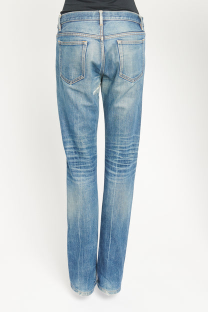 Blue Denim Preowned Straight Leg Jean