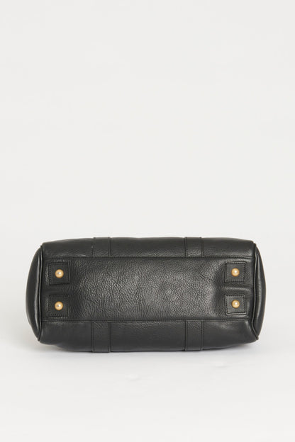 Black Leather Bayswater Heritage Preowned Handbag