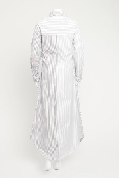 Strappy Maxi Button Up Preowned Shirt Dress