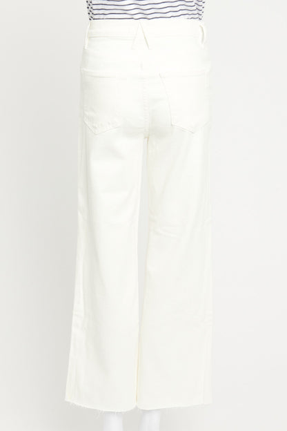 White High Waisted Preowned Jeans