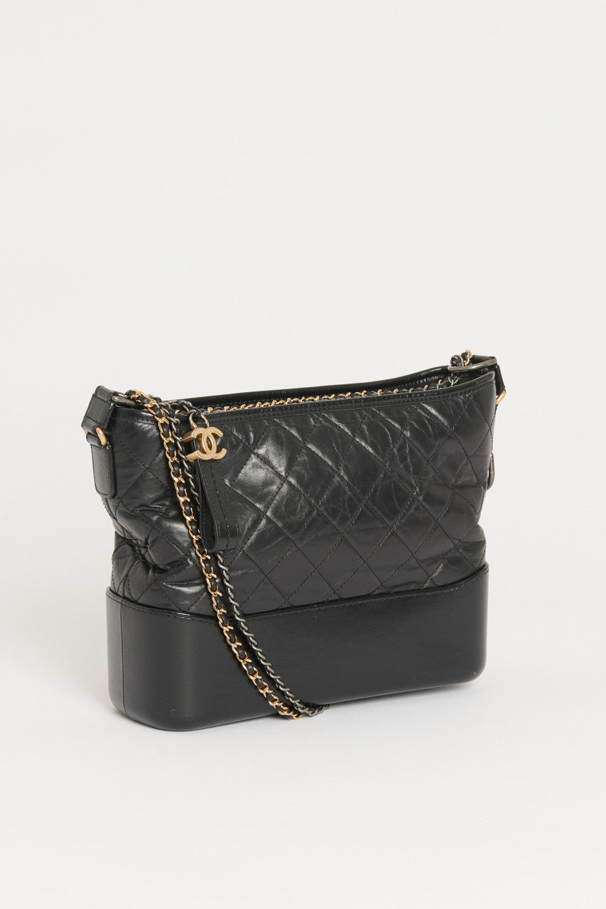 Chanel black hot sale gabrielle bag