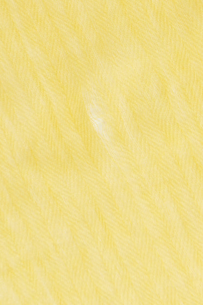 Yellow Stripe Cashmere Preowned Shawl