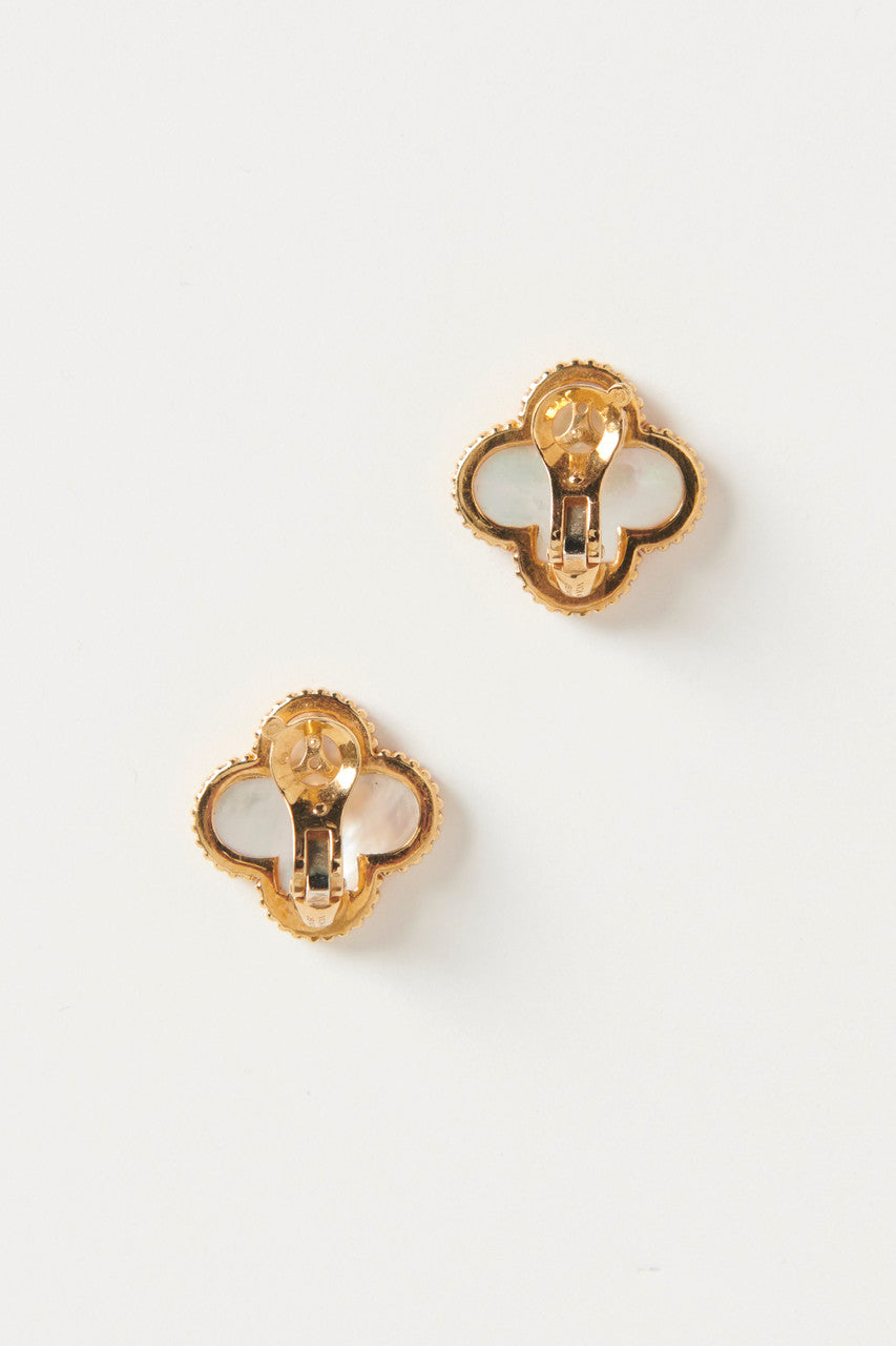 Van Cleef And Arpels Yellow 18k Gold Vintage Alhambra
Earrings