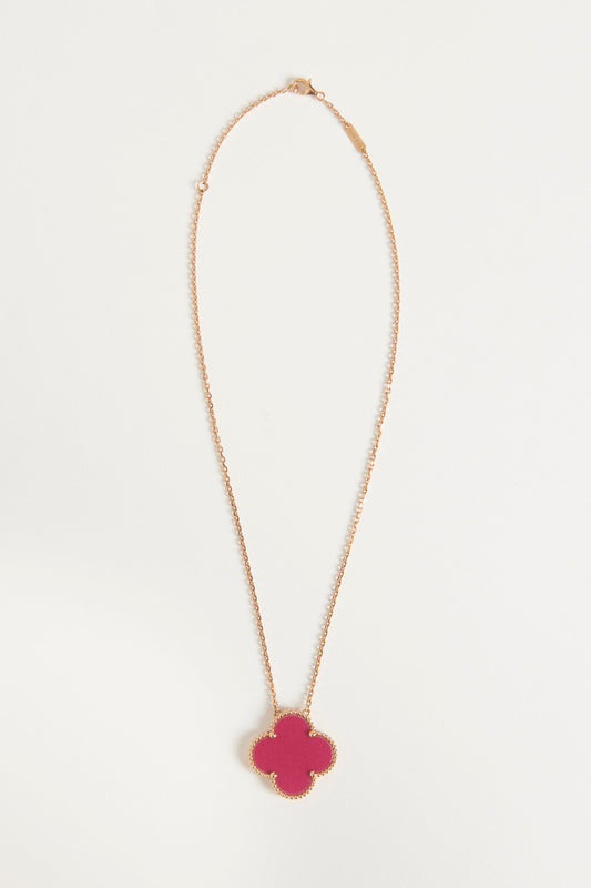 2012 Pink Raspberry Pink Sèvres Necklace