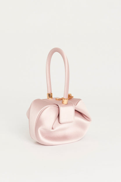 Pink Satin Demi Preowned Bag