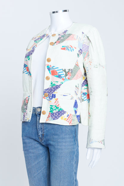 SEA NYC Cotton Printed Patchwork Jacket