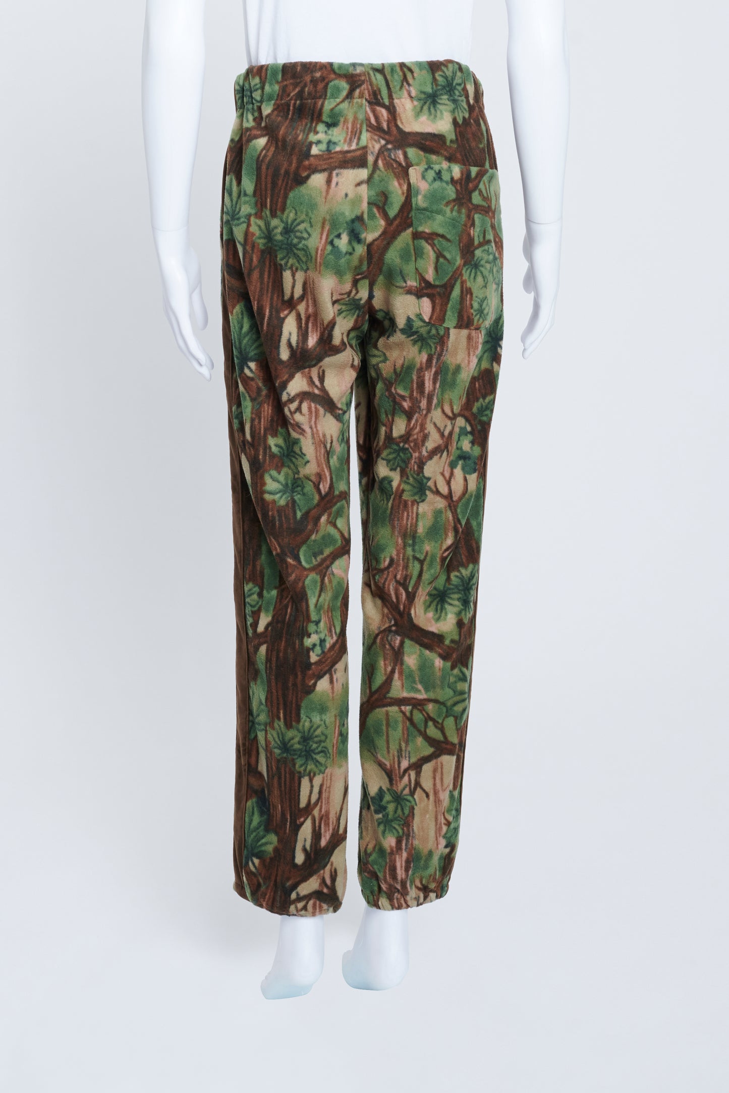 Camo Print Fleece Track Pants