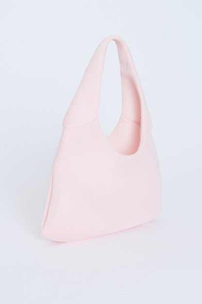 Pink Neoprene Scuba Mesh Preowned Handbag
