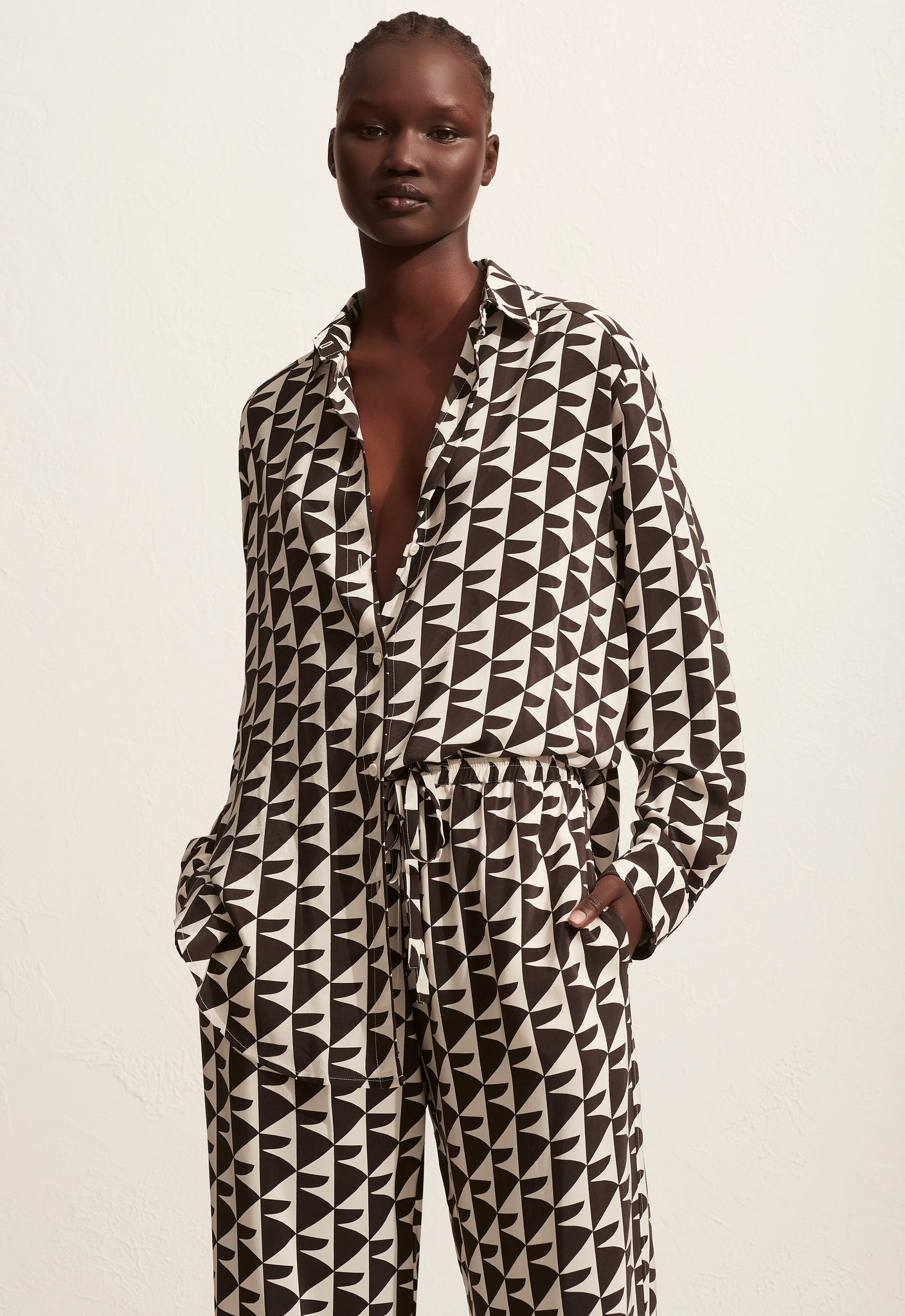 Talavera Long sleeve Silk Shirt
