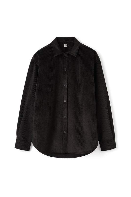 Toteme - Black Cord Shirt
