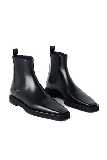 Toteme - The Ankle Boot in Black Leather